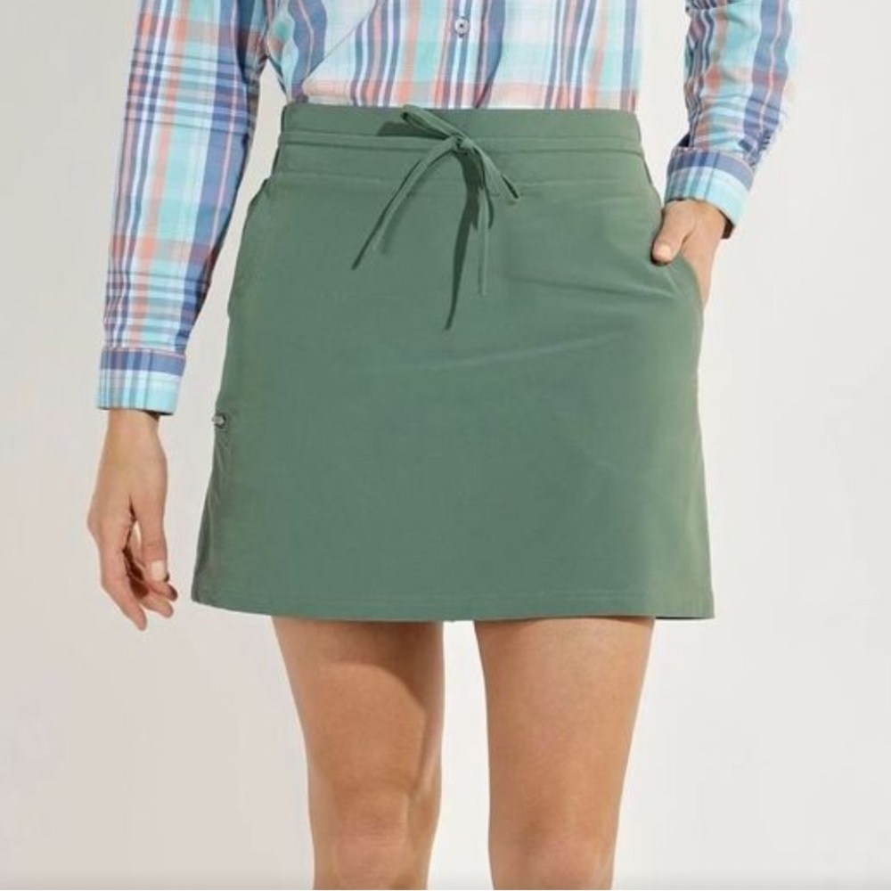 Coolibar Women's Mendocino Travel Skort UPF 50+ Sz L